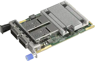 AOC-A100G-B2CM - AIOM 2-Port 100GbE QSFP28 Network Adapter Card based on Broadcom® BCM57508