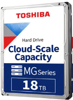 Toshiba Cloud-Scale Capacity MG09ACA 18TB SATA 6GB/s 3.5" HDD 512e