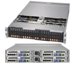 SYS-2124BT-HNTR - 2U 4 Nodes - Server Barebone