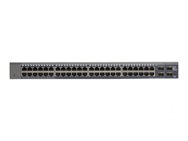 NETGEAR ProSAFE GS748Tv5 Smart Switch, 48x RJ-45, 2x RJ-45/SFP, 2x SFP