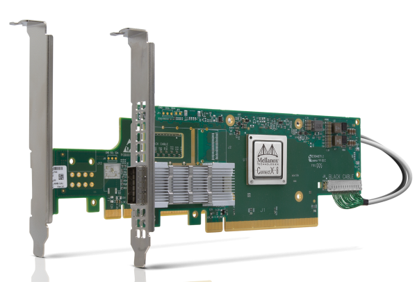 MCX654105A-HCAT CONNECTX®-6 VPI ADAPTER CARD, HDR IB (200GB/S) AND 200GBE, SINGLE-PORT QSFP56