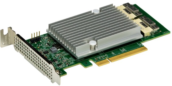 AOC-S3816L-L16IR - Supermicro 16-Port 12Gb/s SAS PCIe Gen 4.0 Internal RAID Adapter