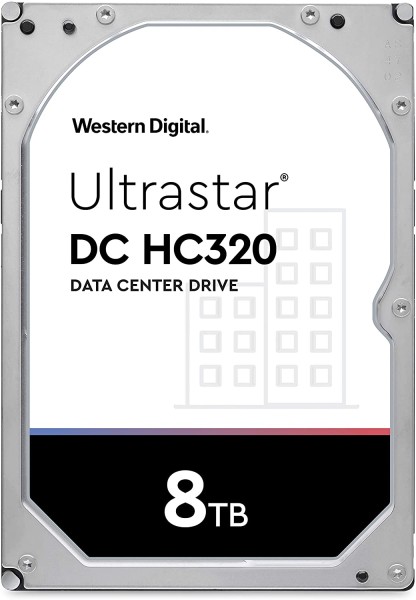 HGST WD 3.5" 8TB SAS 12Gb/s 7.2K RPM 256M 0B36399 4Kn SE