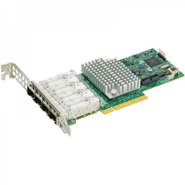 AOC-STG-I4S Std LP 4-port 10G SFP+, Intel XL710