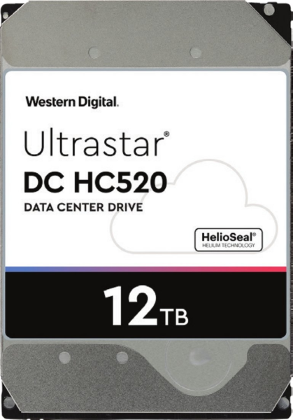 Western Digital Ultrastar DC HC520 12TB SATA 6GB/s 3.5" HDD 512e