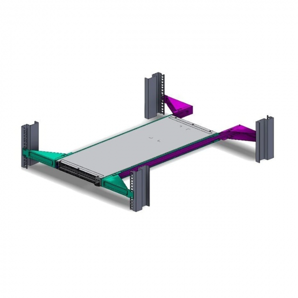 NVIDIA 19" Rack Fixed Mounting Kit for SN2100/SN2010 Systems Single Switch Short Depth