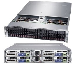 SYS-2124BT-HTR - 2U 4 Nodes - Server Barebone