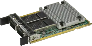 AOC-A100G-M2CG - AIOM 2-Port 100GbE QSFP28 Network Adapter Card based on Mellanox ConnectX-6 Dx