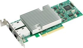 AOC-STGS-I2T 2-port 10GbE Standard Low-profile dual-port 10Gbase-T with NC-SI, Intel X550