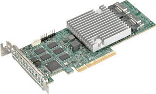AOC-S3916L-H16iR - Low Profile SAS PCIe Gen 4.0 Internal RAID Adapter
