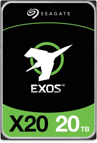 Seagate Exos X20 20TB SATA 6GB/s 3.5" HDD 512e/4KN