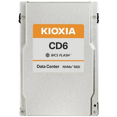 Kioxia CD6-V 6.4TB NVMe PCIe4x4 2.5" 15mm SIE 3DWPD 5YR