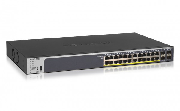 Netgear Smart GS728TP - V2 - Switch - L3 - Smart - 24 x 10/100/1000 (PoE+)