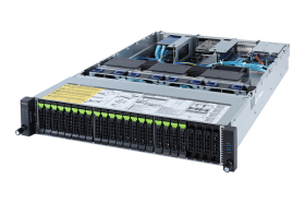 sysGen/GIGABYTE 2U GRAID-Storage inkl. 20x 7.68TB NVMe