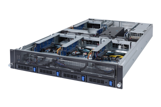 sysGen/GIGABYTE2U GPU-Server inkl. 4x NVIDIA RTX A5000