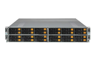 sysGen/SUPERMICRO GrandTwin2U 4-Node / Single AMD 9005 Server